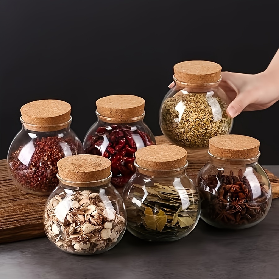 Candle Making Jars With Lids - 500ML Clear Glass Storage Canister,Round Decorative