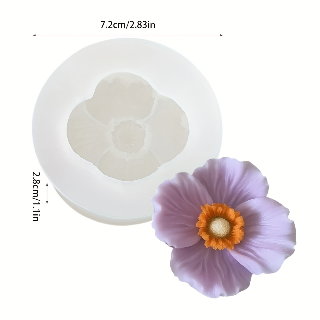 Flower Silicone Candle Mold, C - Candle Making Jug ulasan dan harga