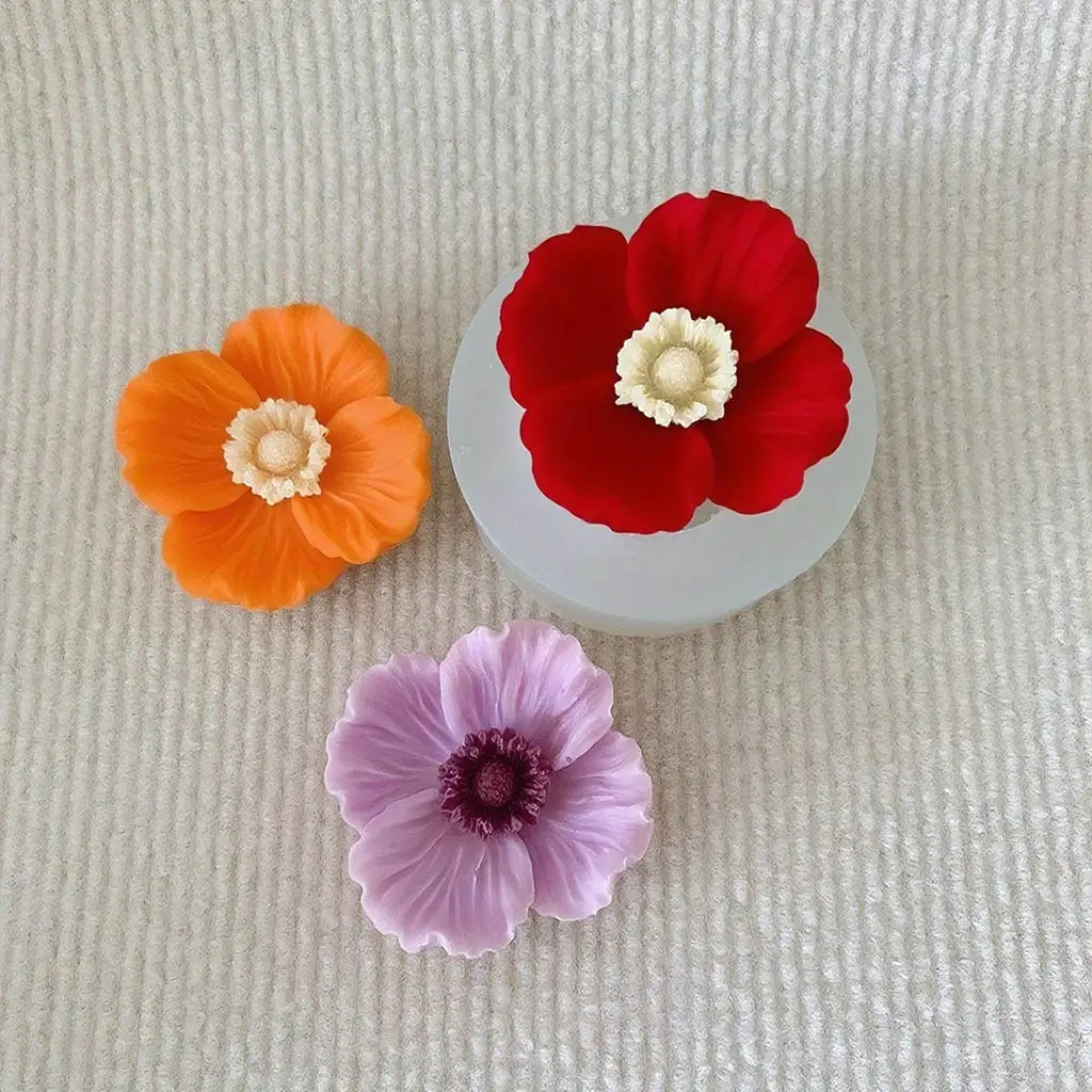 Flower Silicone Candle Mold, C - Candle Making Jug ulasan dan harga