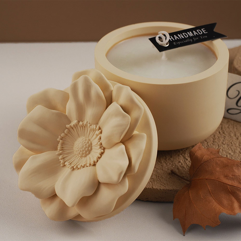 Sunflower Storage Box Silicone - Candle Making Jars With Lids ulasan dan harga