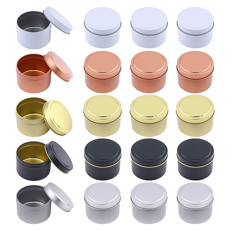 Round Aluminum Candle Tins wit - Candle Making Jars With Lids ulasan dan harga