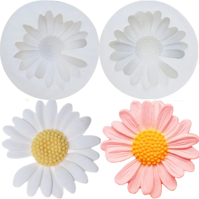 3D Daisy Flower Mold Sun Silic - Candle Making Tutorial ulasan dan harga