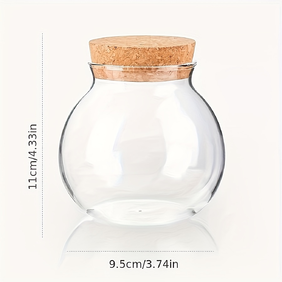 500ML Clear Glass Storage Cani - Candle Making Jars With Lids ulasan dan harga