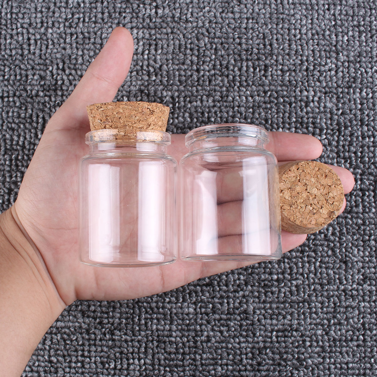 2pcs/lot 50ml 60ml 80ml 100ml  - Candle Making Jars With Lids ulasan dan harga