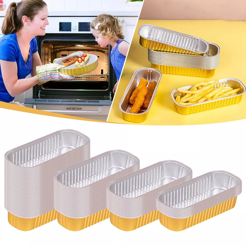 10PCS Disposable Aluminum Foil - Tin Container Lid ulasan dan harga
