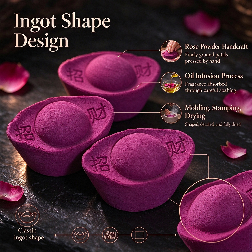 Rose-Flavored Large Gold Ingot - Candle Making Jug ulasan dan harga