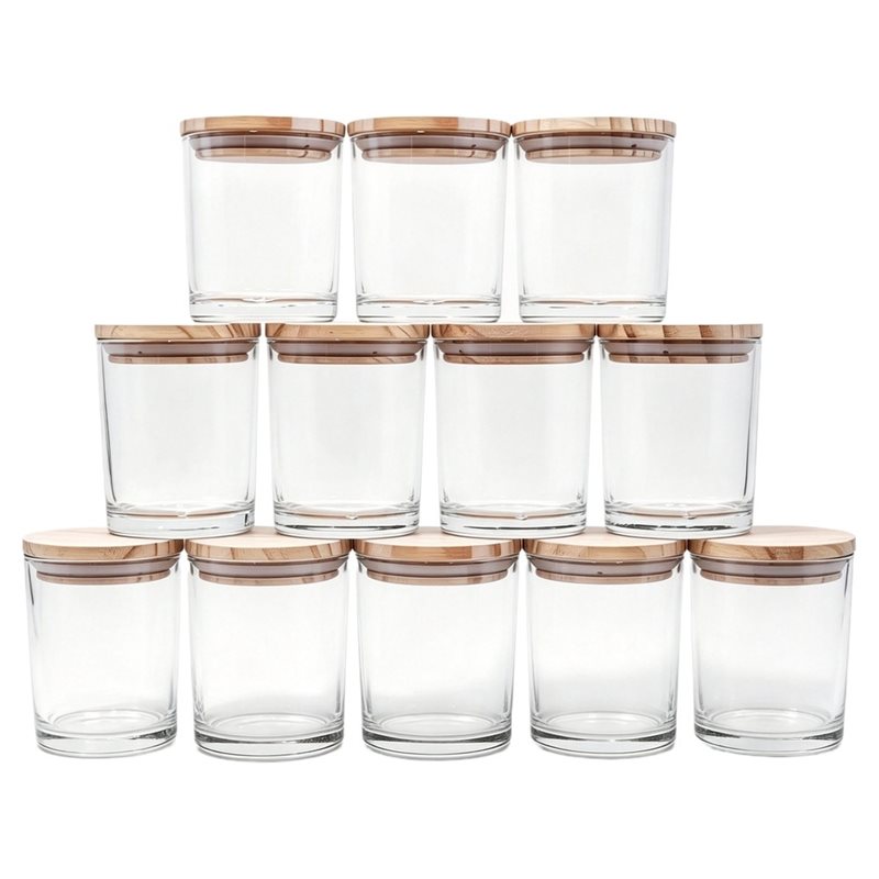 ABRU-For Candle Jars 12 Pcs- T - Candle Making Jars With Lids ulasan dan harga