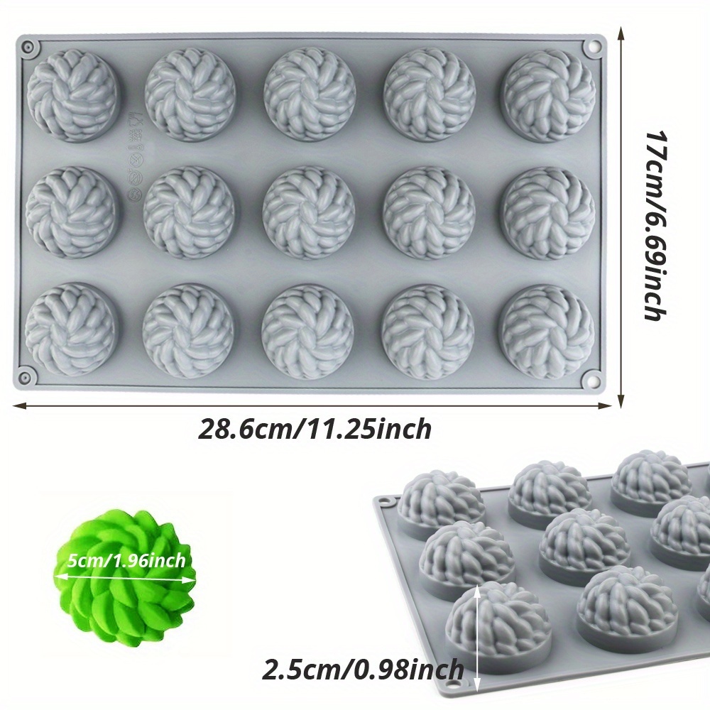1Pc Cake Mold Santa Ana Floral - Candle Making Jug ulasan dan harga