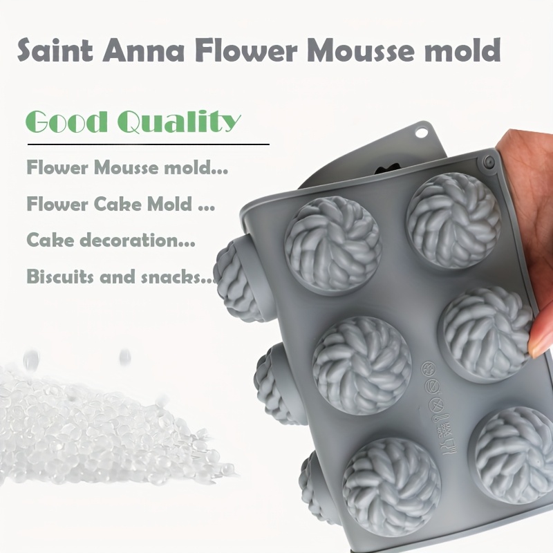 1Pc Cake Mold Santa Ana Floral - Candle Making Jug ulasan dan harga