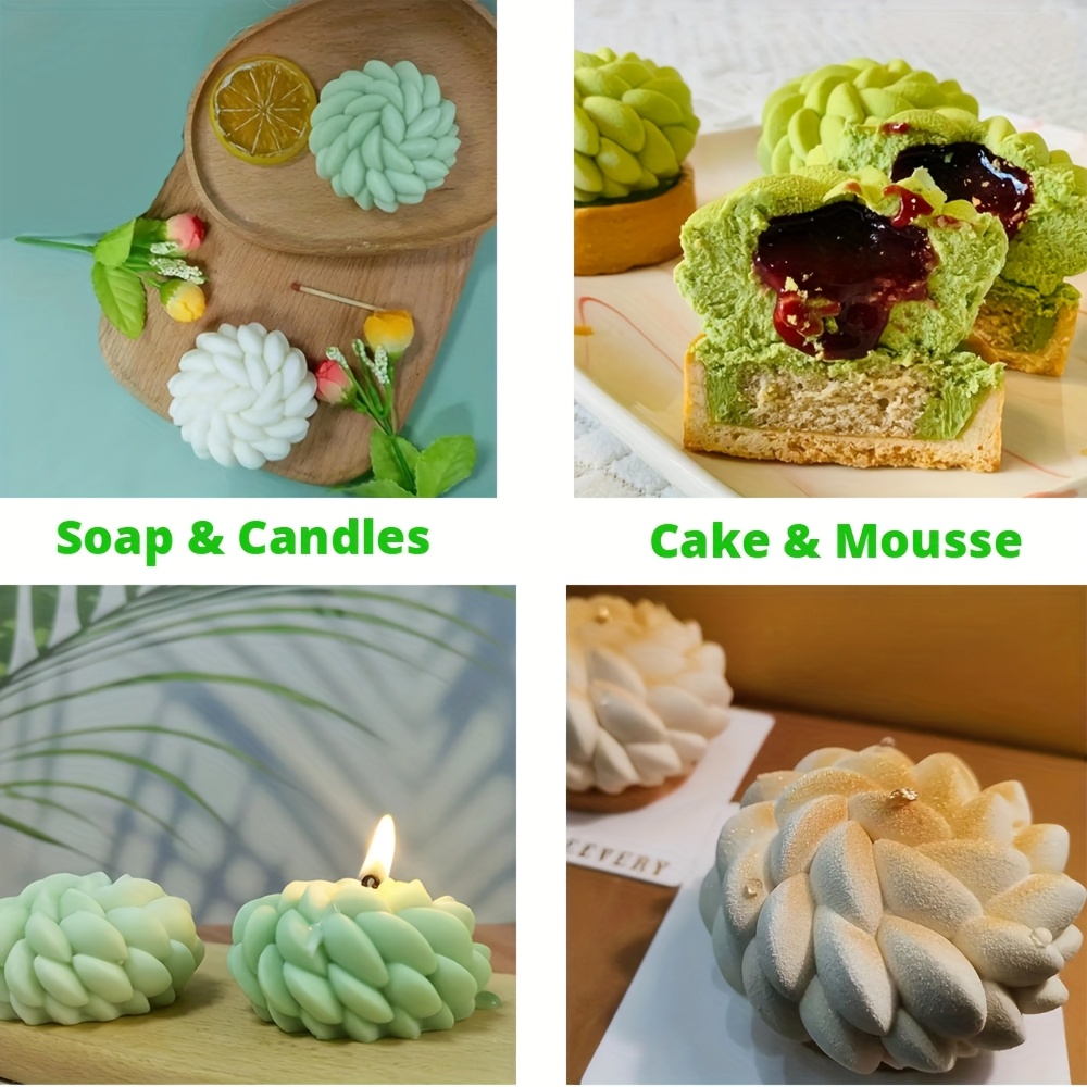 1Pc Cake Mold Santa Ana Floral - Candle Making Jug ulasan dan harga