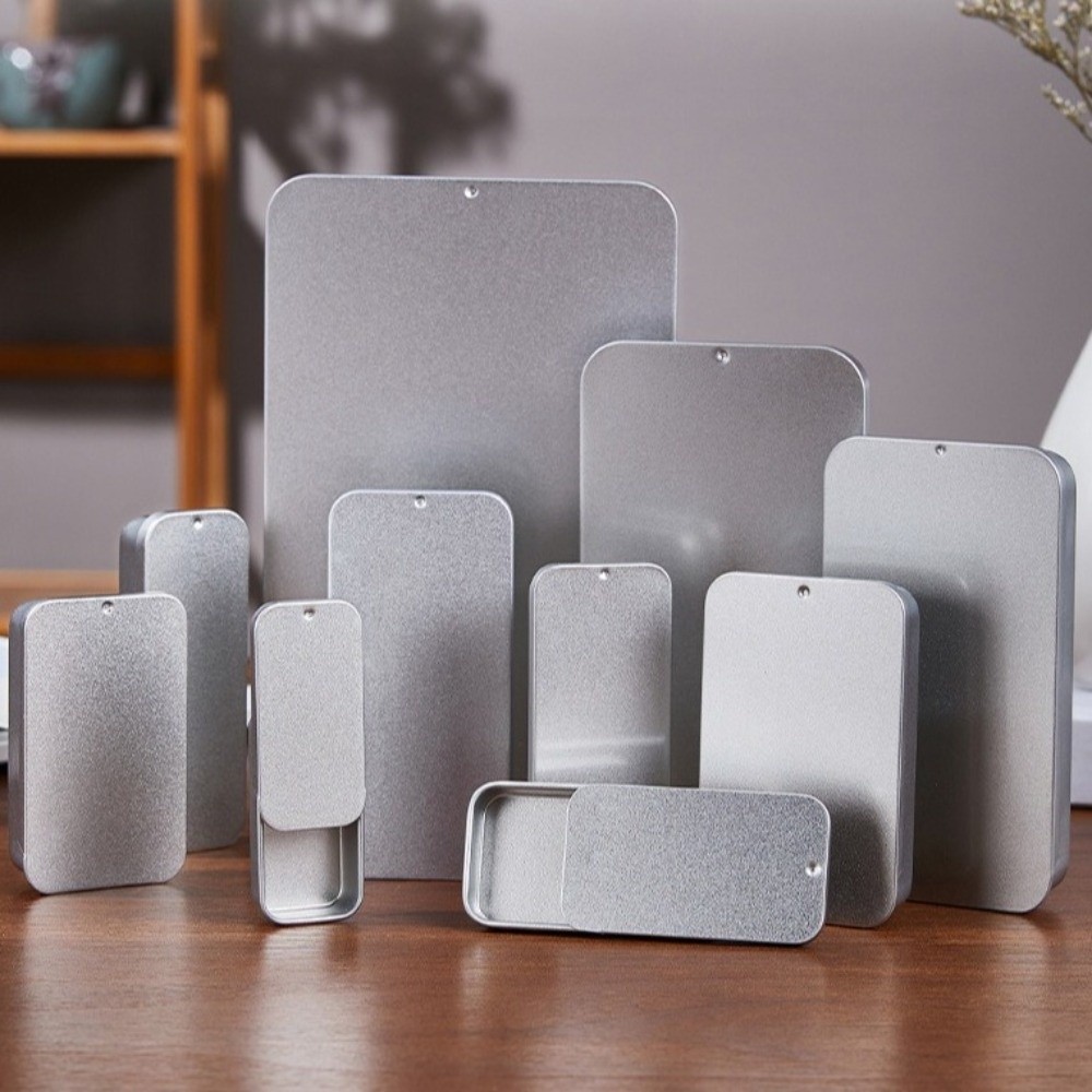 Multi Size Sliding Lid Tin Box - Tin Container Lid ulasan dan harga