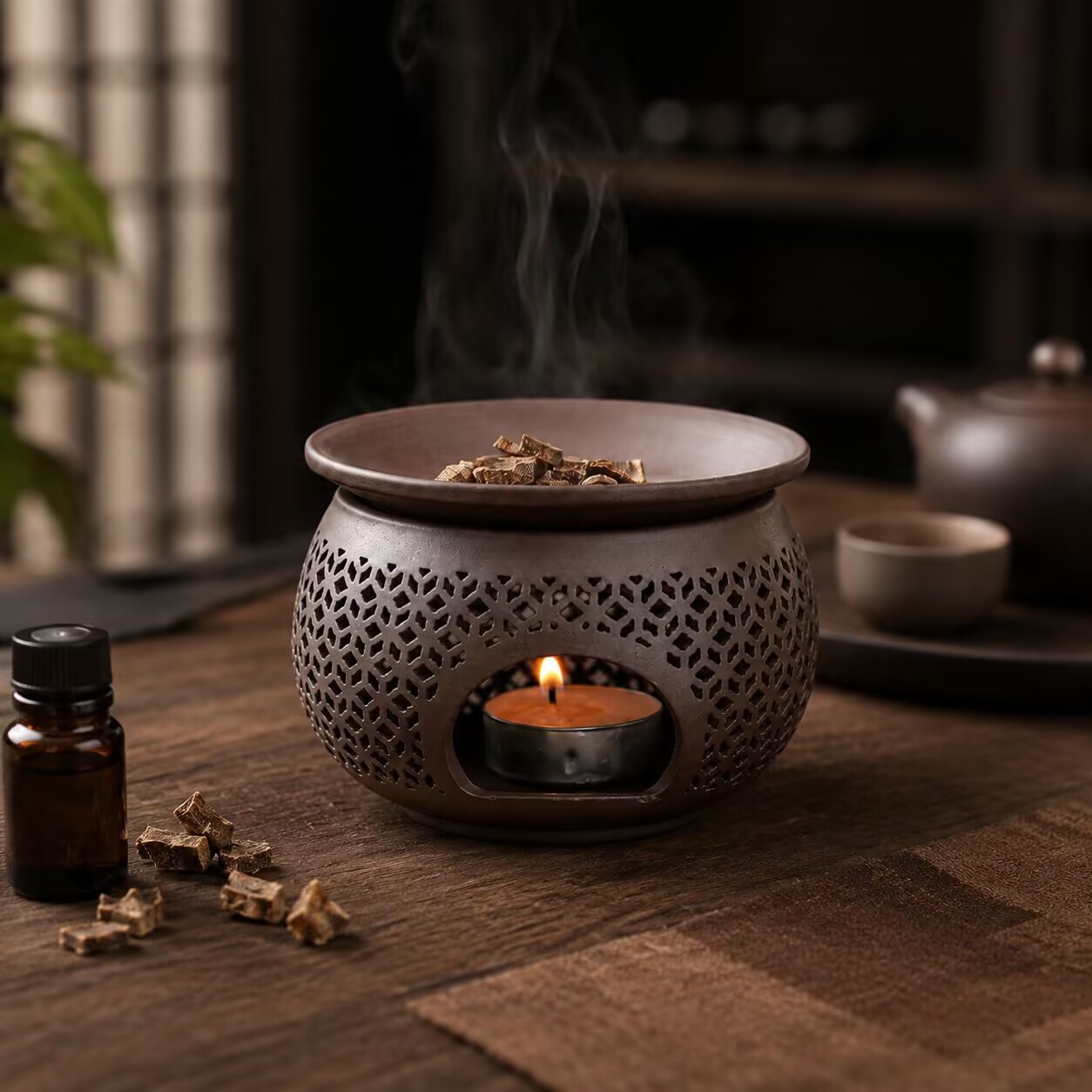 Ceramic Carved Incense Burner  - Candle Making Jug ulasan dan harga